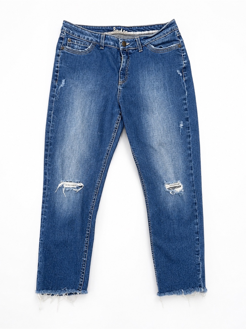 Boden Distressed Ankle Jeans – Women’s Size 8 Petite | 24” Inseam